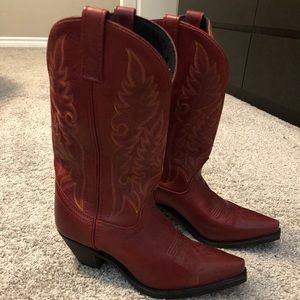 Laredo Red Boots Size 8